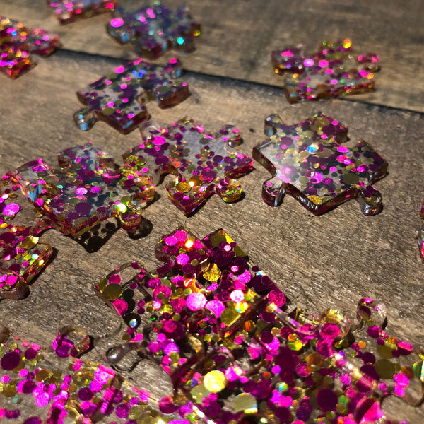 Party Glitter Blank Impossible Jigsaw Puzzle
