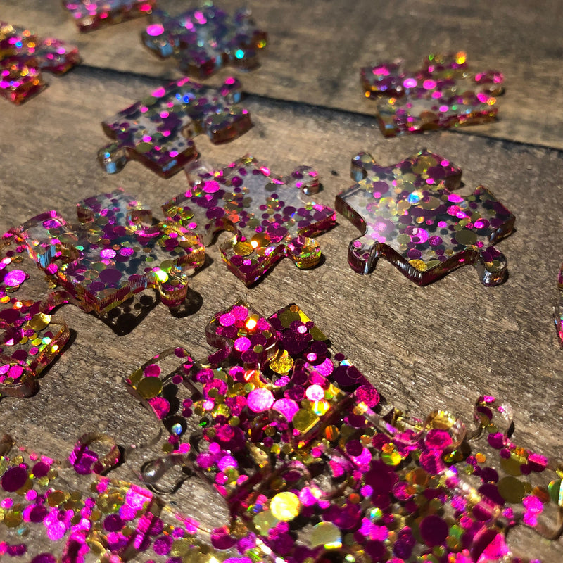 Party Glitter Blank Impossible Jigsaw Puzzle
