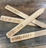 Funny Personalised Plant Marker Stakes