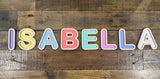 Personalised Acrylic-Backed Plywood Letters — Wall Decor