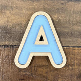 Personalised Acrylic-Backed Plywood Letters — Wall Decor
