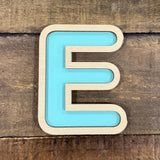 Personalised Acrylic-Backed Plywood Letters — Wall Decor
