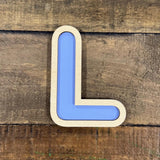 Personalised Acrylic-Backed Plywood Letters — Wall Decor