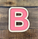 Personalised Acrylic-Backed Plywood Letters — Wall Decor