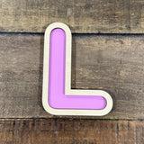 Personalised Acrylic-Backed Plywood Letters — Wall Decor