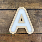 Personalised Acrylic-Backed Plywood Letters — Wall Decor