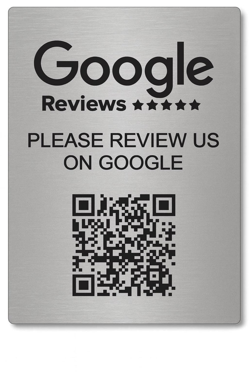 Custom Google Review QR Code Acrylic Sign