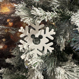 3D Printed Disney-Inspired Mouse Snowflake Bauble