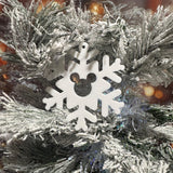 3D Printed Disney-Inspired Mouse Snowflake Bauble
